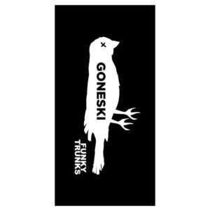 Black and White Swimmers Towel